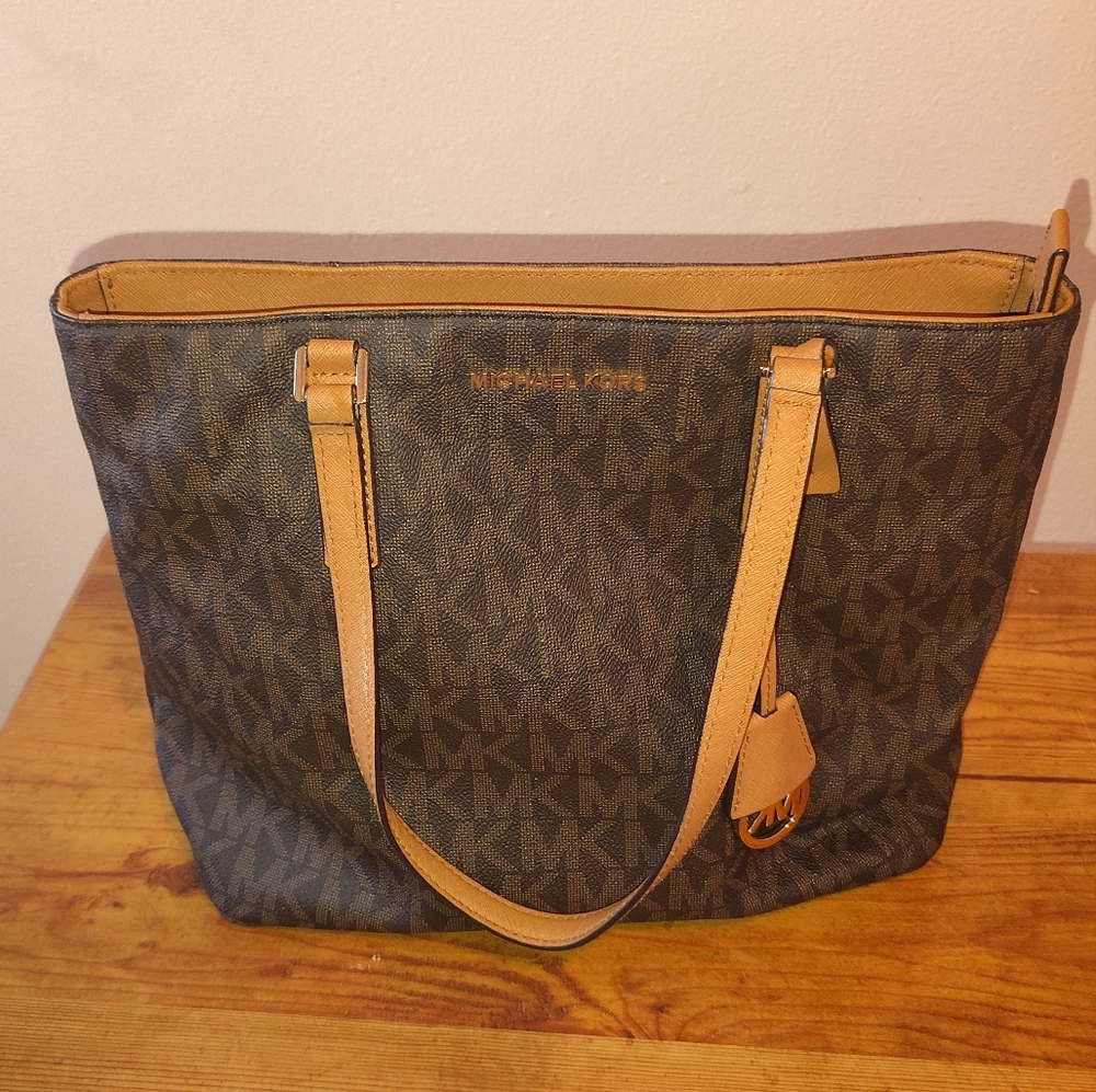 Michael Kors Brown Tote Bag